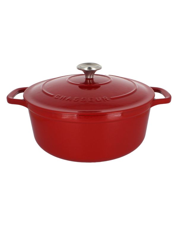 Chasseur French 3.25-Quart Round Enameled Cast Iron Dutch Oven